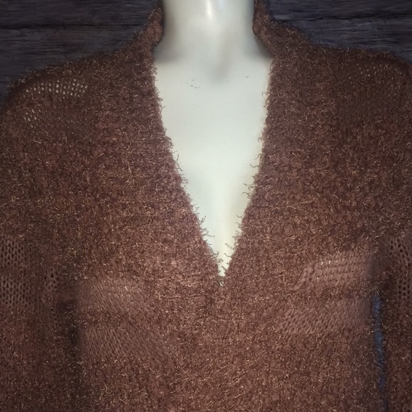 Daytrip Fuzzy Long Sleeve Open Cardigan - Picture 5 of 14